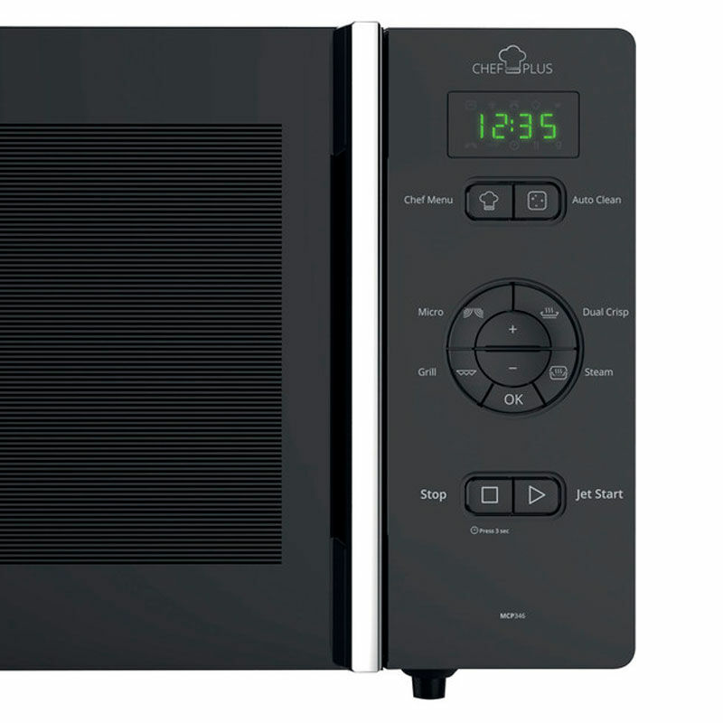 Microondas Whirlpool MCP346SL – 25 L, 800 W microondas, Grill de cuarzo