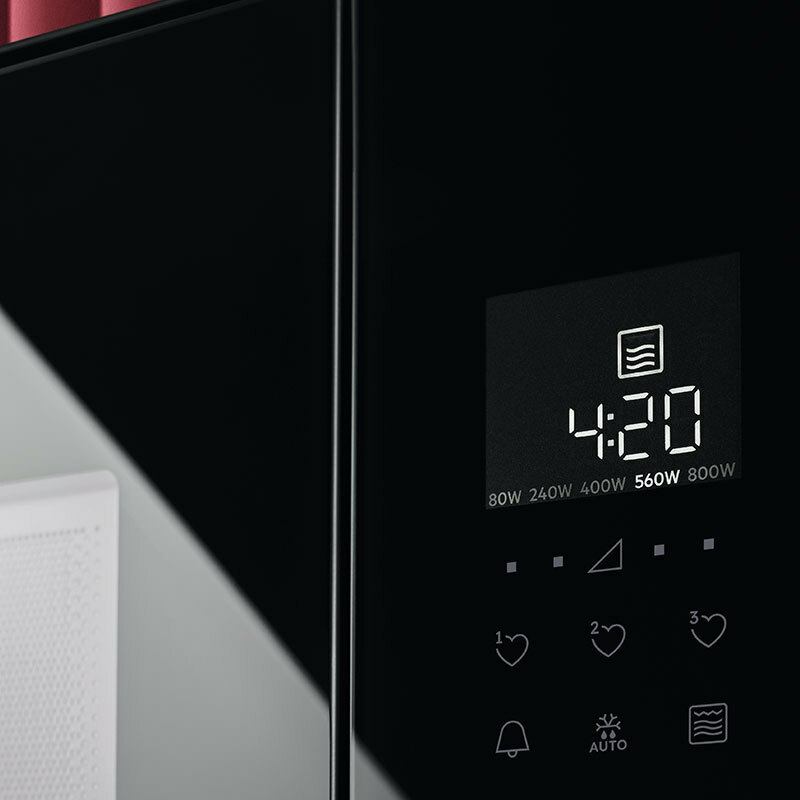 Microondas integrable AEG TB6GM171DB – 17 L, 800 W, Grill integrado