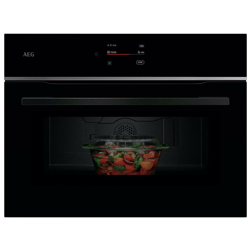 Microondas integrable AEG TM7NK721B – Combinado, 44 L, WiFi