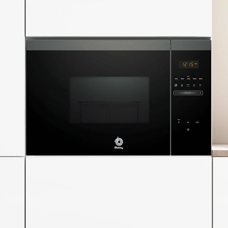 Microondas integrable Balay 3CG4175G3 – 25 L, 900 W, Grill 1.200 W