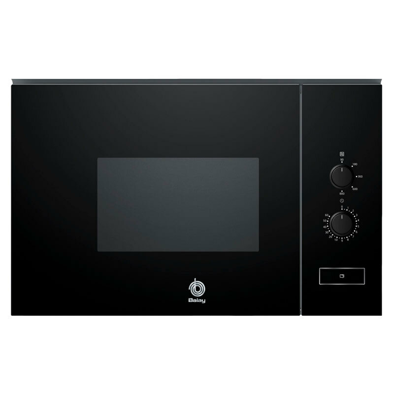 Microondas integrable Balay 3CP5002N3 – 20 L, 800 W, Cristal negro