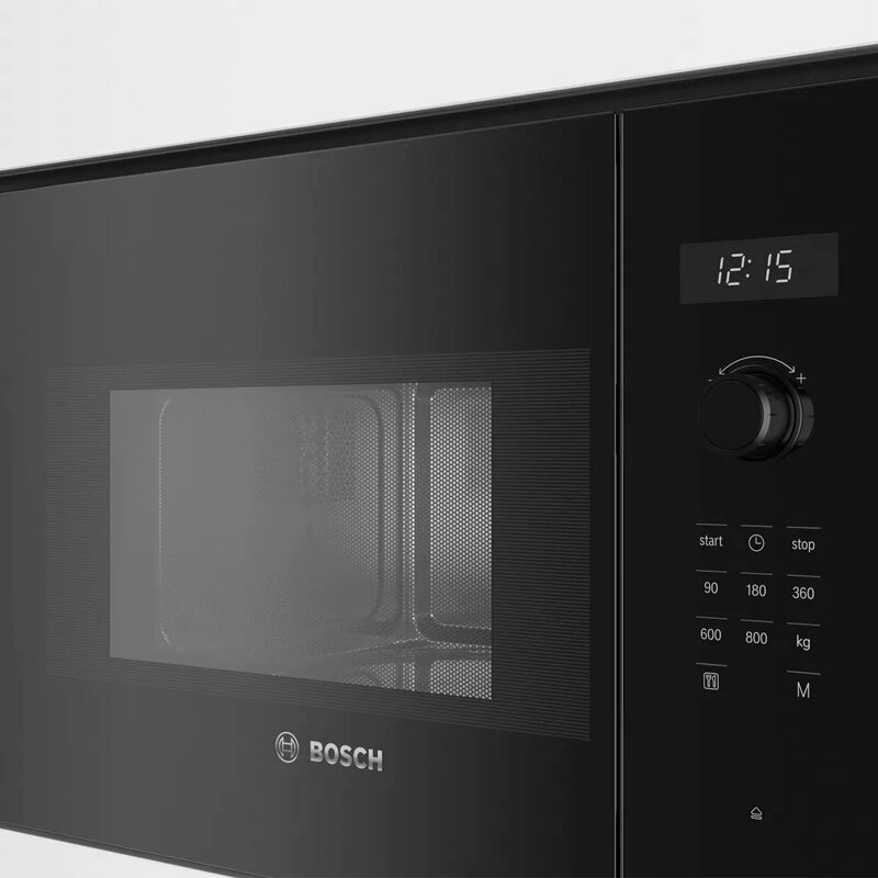 Microondas integrable Bosch BFL524MB0 – 20 L, 800 W, Grill integrado