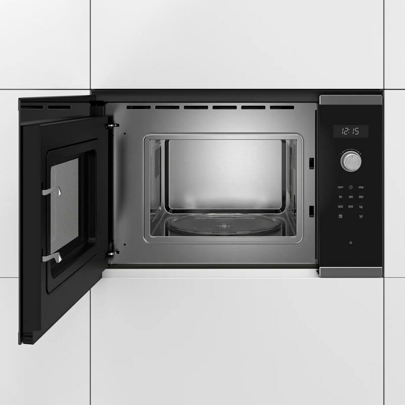 Microondas integrable Bosch BFL524MS0 – 20 L, 800 W, Display LED