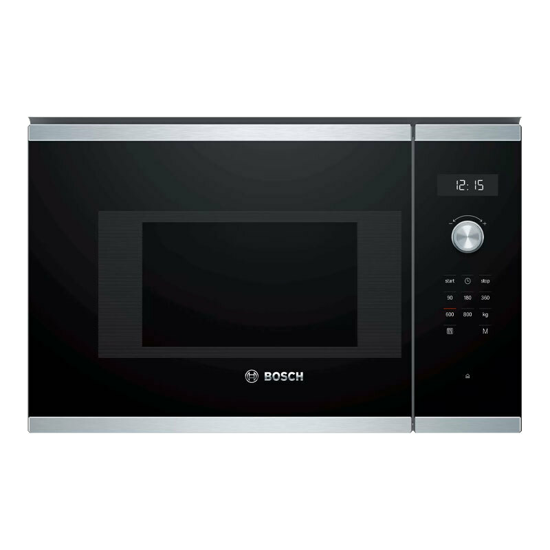 Microondas integrable Bosch BFL524MS0 – 20 L, 800 W, Display LED