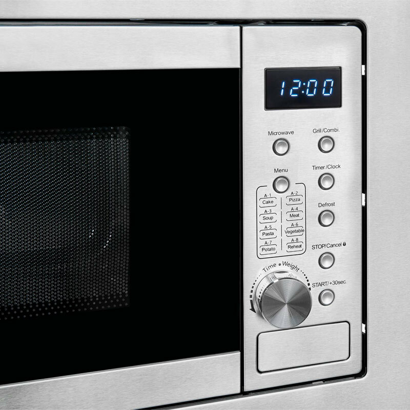 Microondas integrable Exquisit EMW20DG020 – 20 L, 800 W microondas, Grill 1000 W