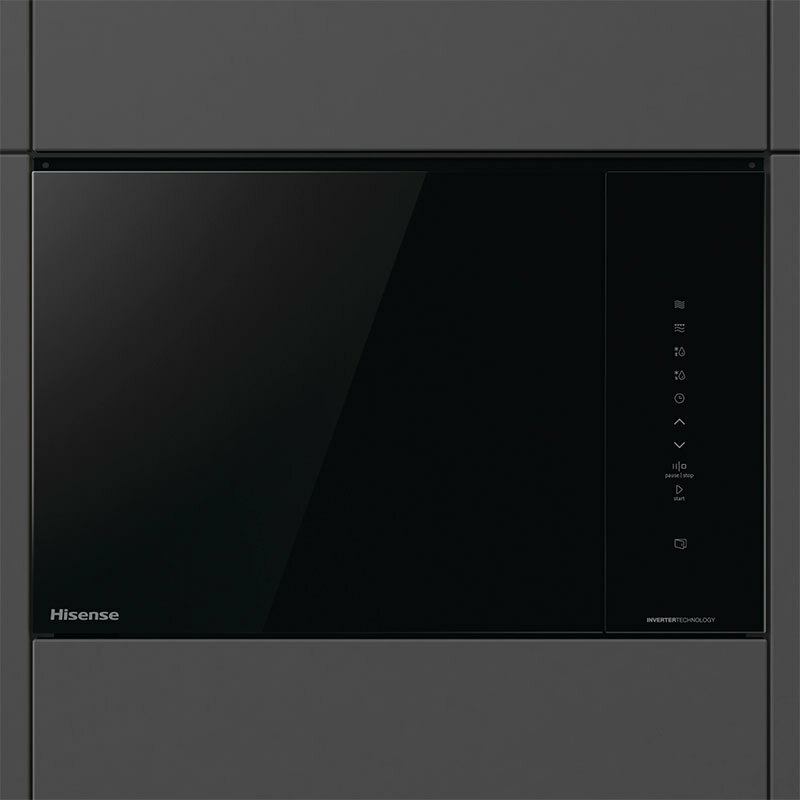 Microondas integrable Hisense BIM325GI63DBG – 25 L, Inverter, 900 W