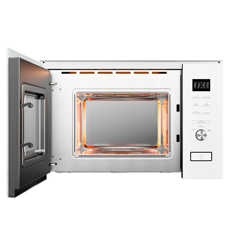 Microondas integrable Midea MBMTG820H-WH – 20 L, 800 W, Grill 1000 W