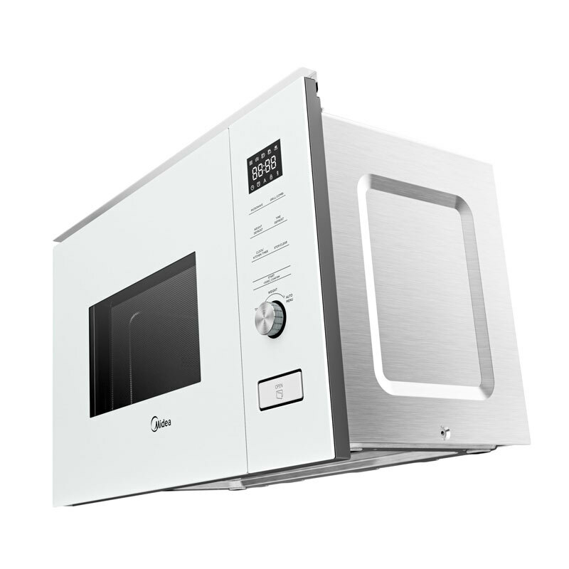 Microondas integrable Midea MBMTG820H-WH – 20 L, 800 W, Grill 1000 W