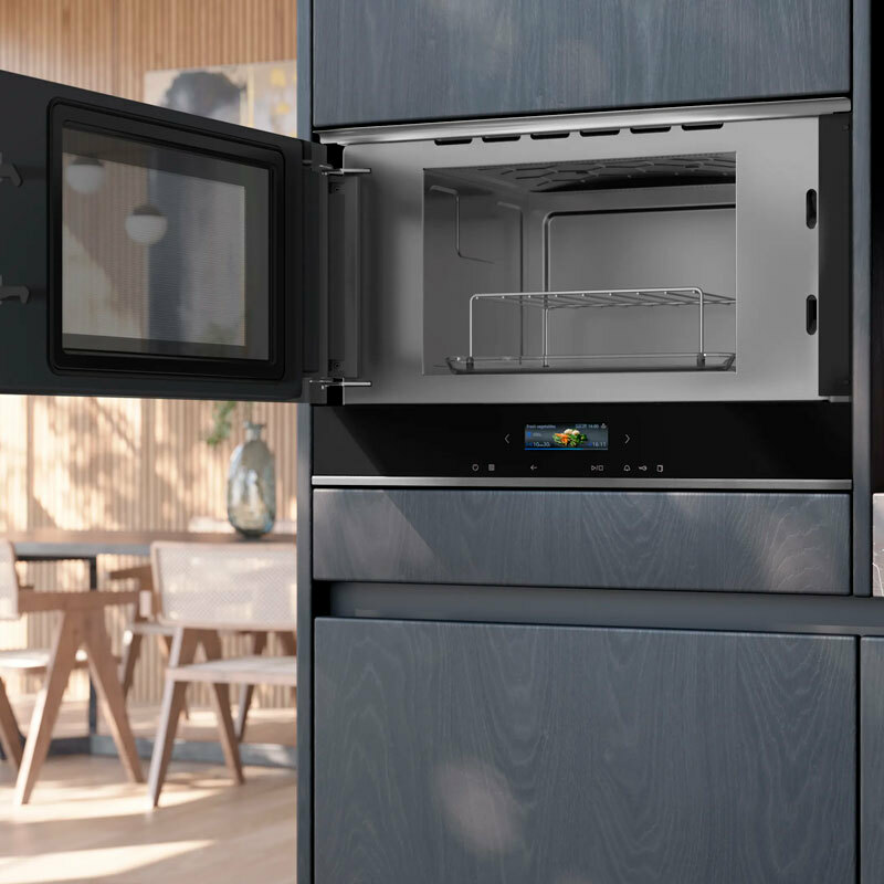 Microondas integrable Siemens BE732L1B1 – 21 L, 900 W microondas, Grill 1300 W