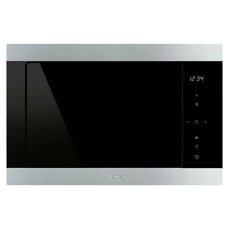 Microondas integrable Smeg FMI325X – 25 L, 900 W microondas, Grill 1.000 W
