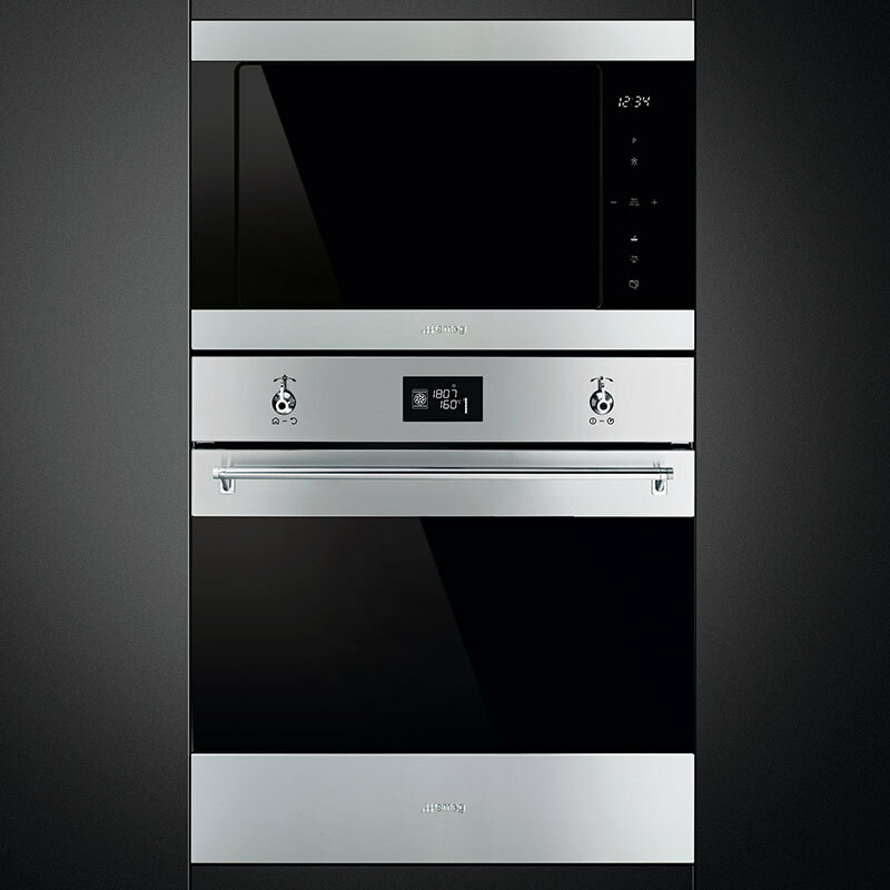 Microondas integrable Smeg FMI325X – 25 L, 900 W microondas, Grill 1.000 W