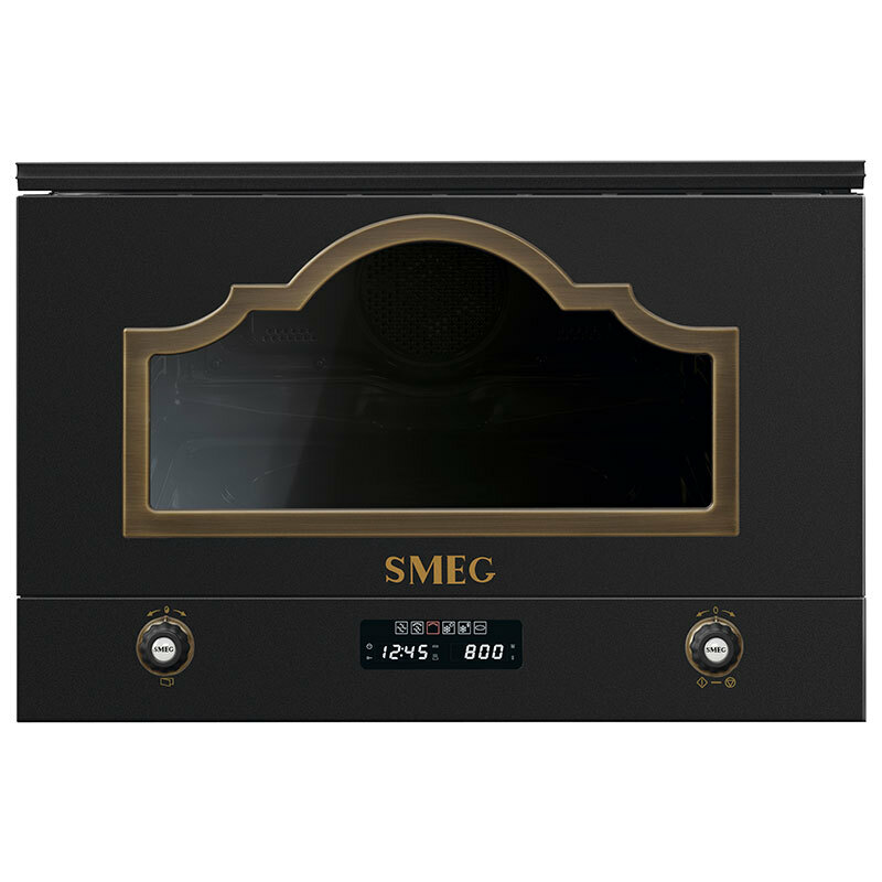 Microondas integrable Smeg MP722AO – 23 L, 850 W microondas, Grill 1250 W