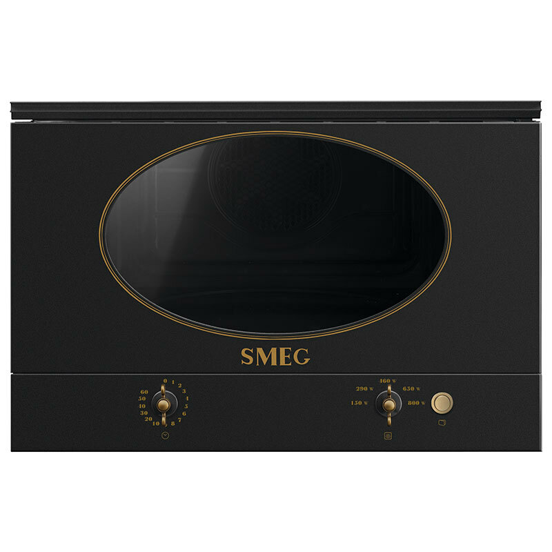 Microondas integrable Smeg MP822NAO – 23 L, 850 W, Acero inoxidable