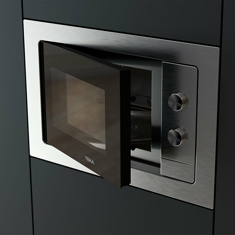 Microondas integrable Teka MB 6200 BI – 20 L, 750 W, Interior inox