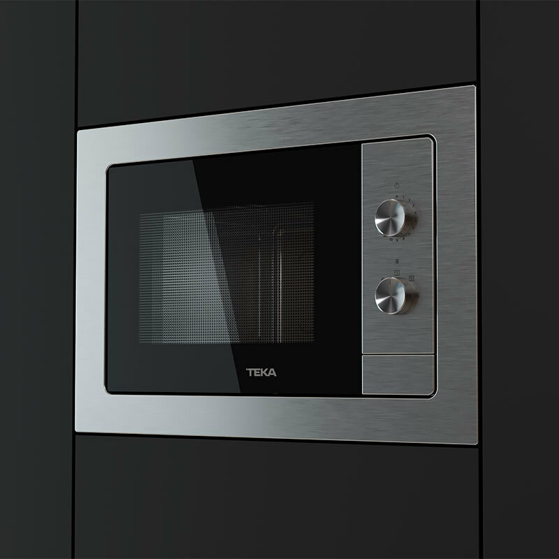 Microondas integrable Teka MB 6200 BI – 20 L, 750 W, Interior inox