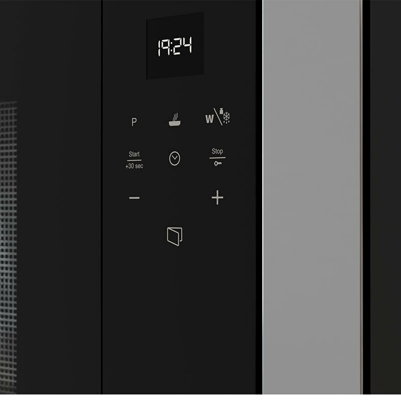 Microondas integrable Teka MS 620 BIS – 20 L, Grill 1000 W, Control táctil