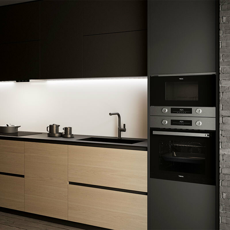 Microondas integrable Teka MS6220BIS L – 22 L, Base cerámica, Grill 1200 W