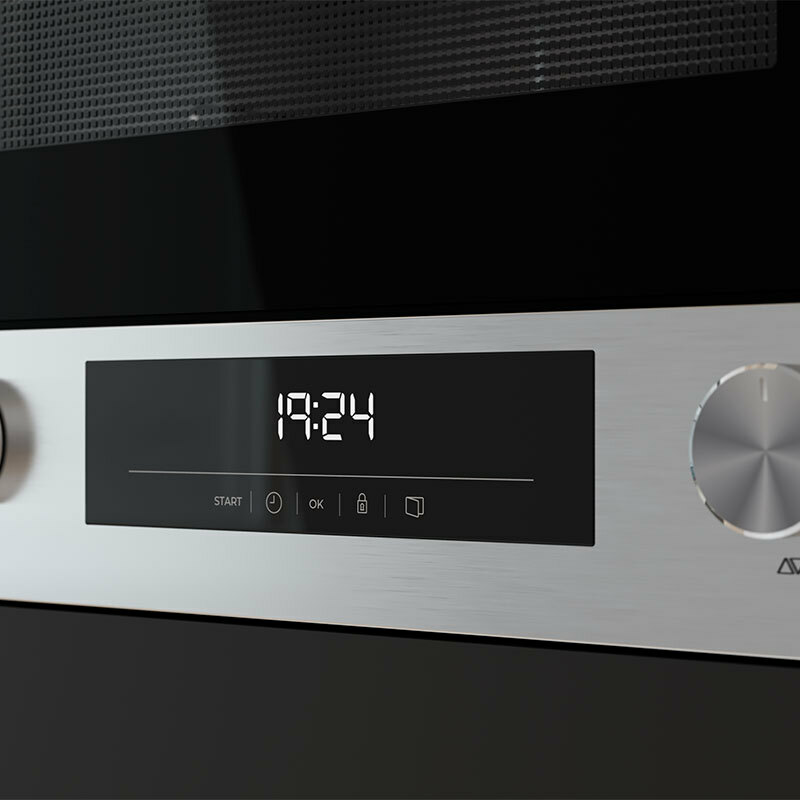 Microondas integrable Teka MS6220BIS L – 22 L, Base cerámica, Grill 1200 W