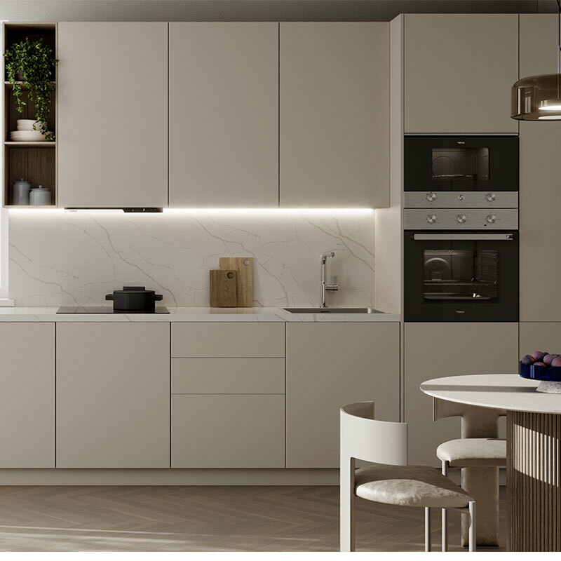 Microondas integrable Teka MS 6220 BI L – 22 L, 850 W, Inox antihuellas