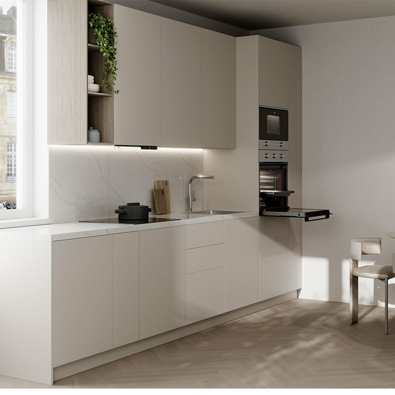 Microondas integrable Teka MS 6220 BI L – 22 L, 850 W, Inox antihuellas