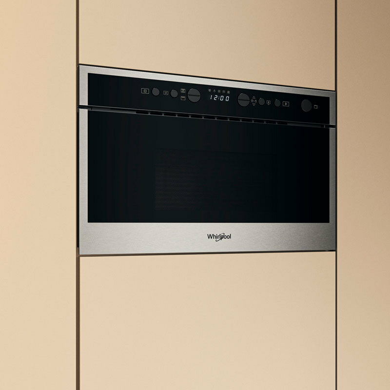 Microondas integrable Whirlpool WMN464BX – 22 L, Grill 700 W, Display LCD