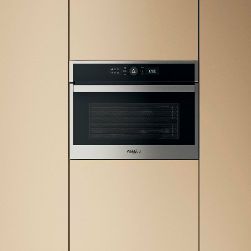 Microondas integrable Whirlpool WMW47HMX – 40 L, Convección 250°C, Función Crisp