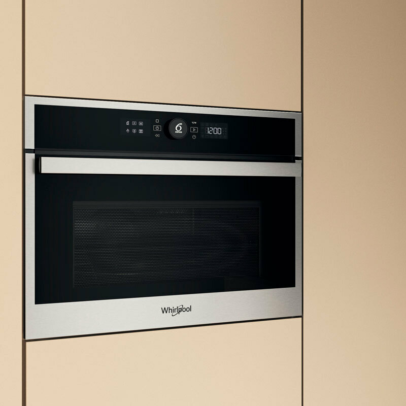 Microondas integrable Whirlpool WMW47HMX – 40 L, Convección 250°C, Función Crisp