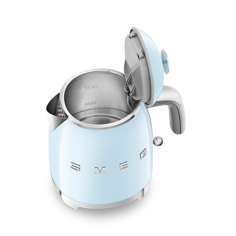 Mini hervidor Smeg KLF05PBEU – 0,8 L, 1400 W, Base 360°