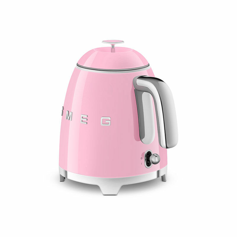 Mini hervidor Smeg KLF05PKEU – 0,8 L, 1.400 W, Rosa
