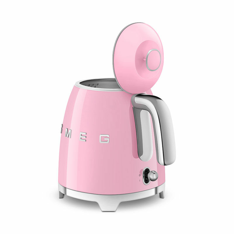 Mini hervidor Smeg KLF05PKEU – 0,8 L, 1.400 W, Rosa