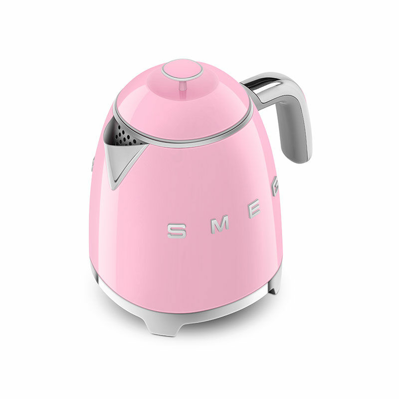 Mini hervidor Smeg KLF05PKEU – 0,8 L, 1.400 W, Rosa