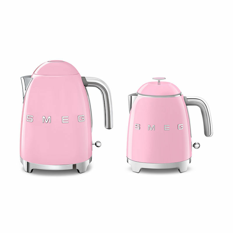 Mini hervidor Smeg KLF05PKEU – 0,8 L, 1.400 W, Rosa