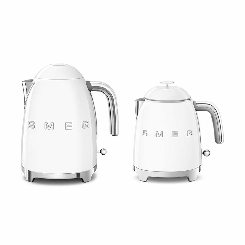 Mini hervidor Smeg KLF05WHEU – 0,8 L, 1400 W, doble pared