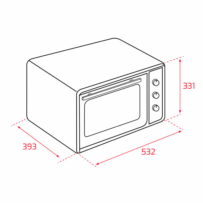 Minihorno sobremesa Teka Grandchef FSO 424 GR – 36,6 L, HydroClean, 4 funciones