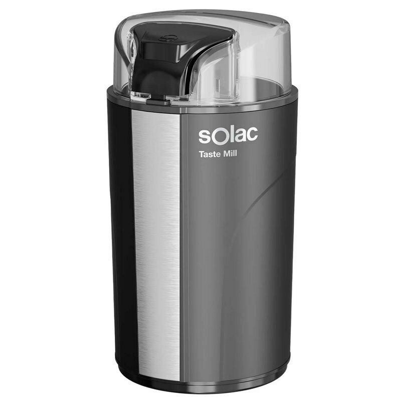 Molinillo de café Solac MC6252 Taste Mill – 200 W, 70 g, acero inoxidable