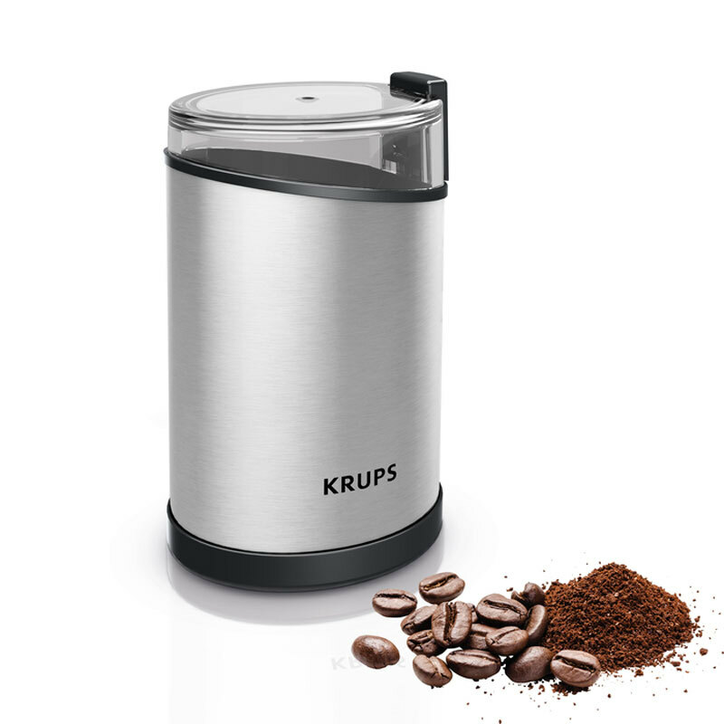 Molinillo de café eléctrico Krups GX204D10 – 200 W, 75 g, acero inoxidable