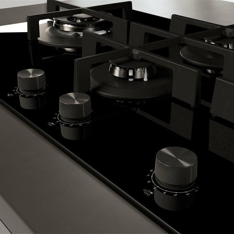 Placa de gas Whirlpool GOWL928/NB – 86 cm, 5 quemadores, doble corona 4 kW