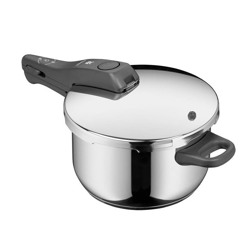 Olla a presión WMF Perfect – 4,5 L, Cromargan 18/10, Base TransTherm
