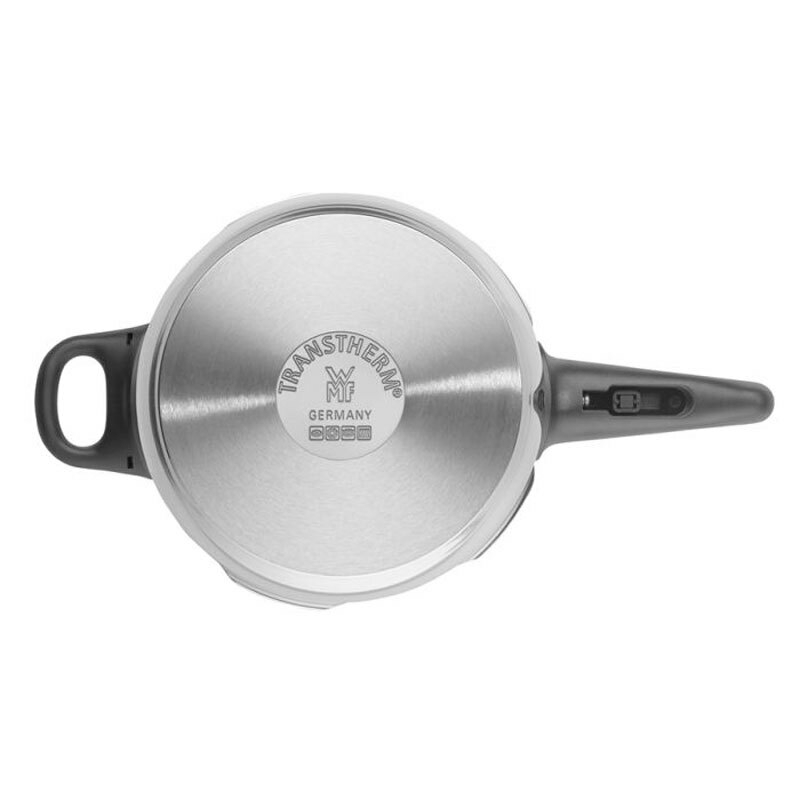 Olla a presión WMF Perfect – 6,5 L, Acero inox 18/10, Base TransTherm inducción