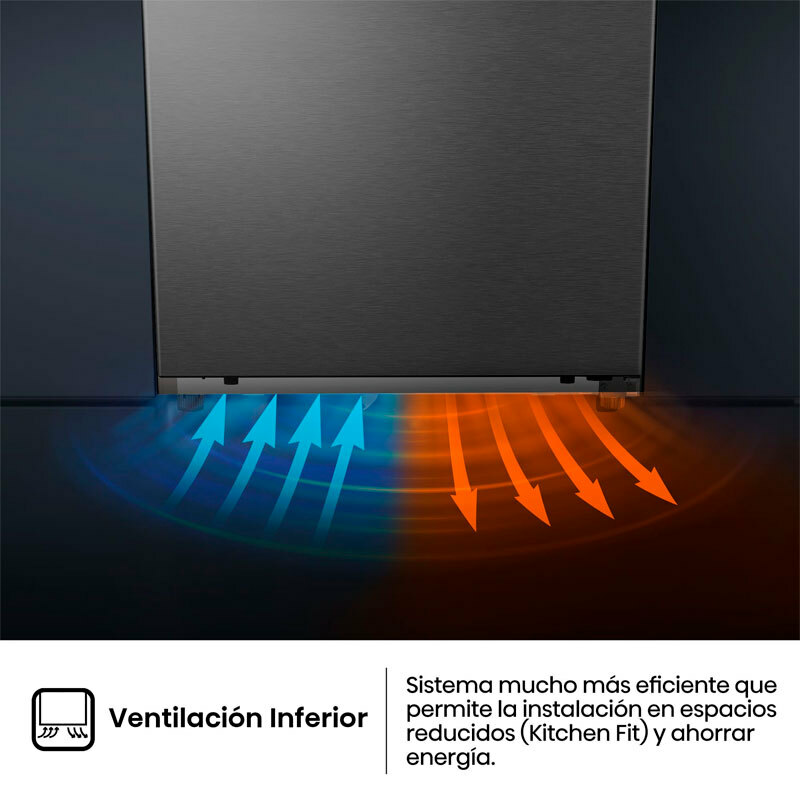 Congelador 1 Puerta Hisense FT3K310SAIE Inox (8)