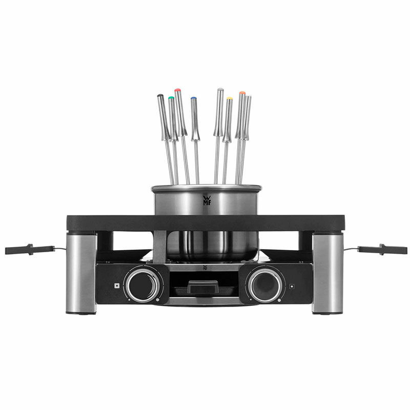 Estación gourmet 3 en 1 WMF Lumero Gourmet Station 3-in-1 – Raclette, Plancha 35,5 x 35,5 cm, 1800 W