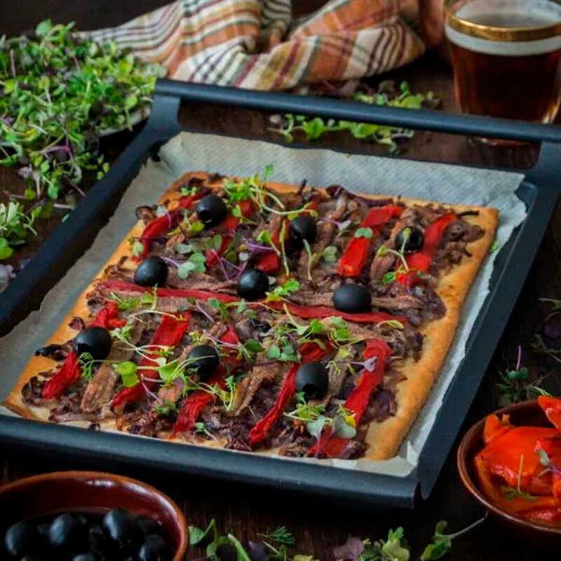 Parrilla plana Bra A271545 – 45 cm, Teflon Platinum Plus, Apta inducción