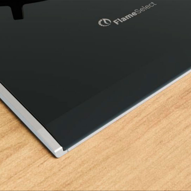 Placa dominó gas Bosch PRA3A6I10 – Vitrocerámica negra, FlameSelect 9 niveles, GasStop seguridad