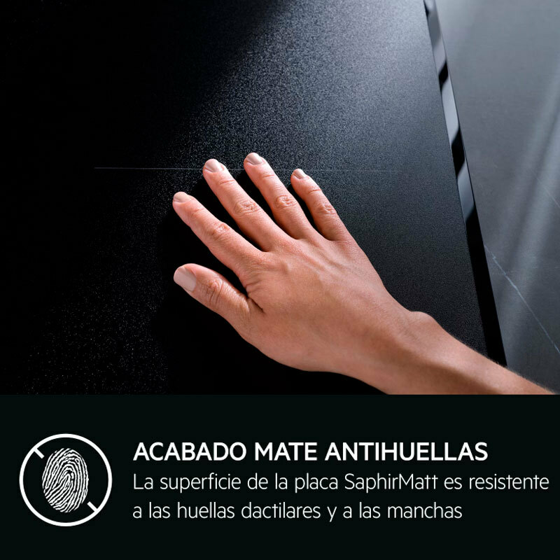 Placa de inducción AEG TI63IQ10IZ – 3 zonas 28/21 cm, Cristal SaphirMatt, SenseBoil & PowerBoost