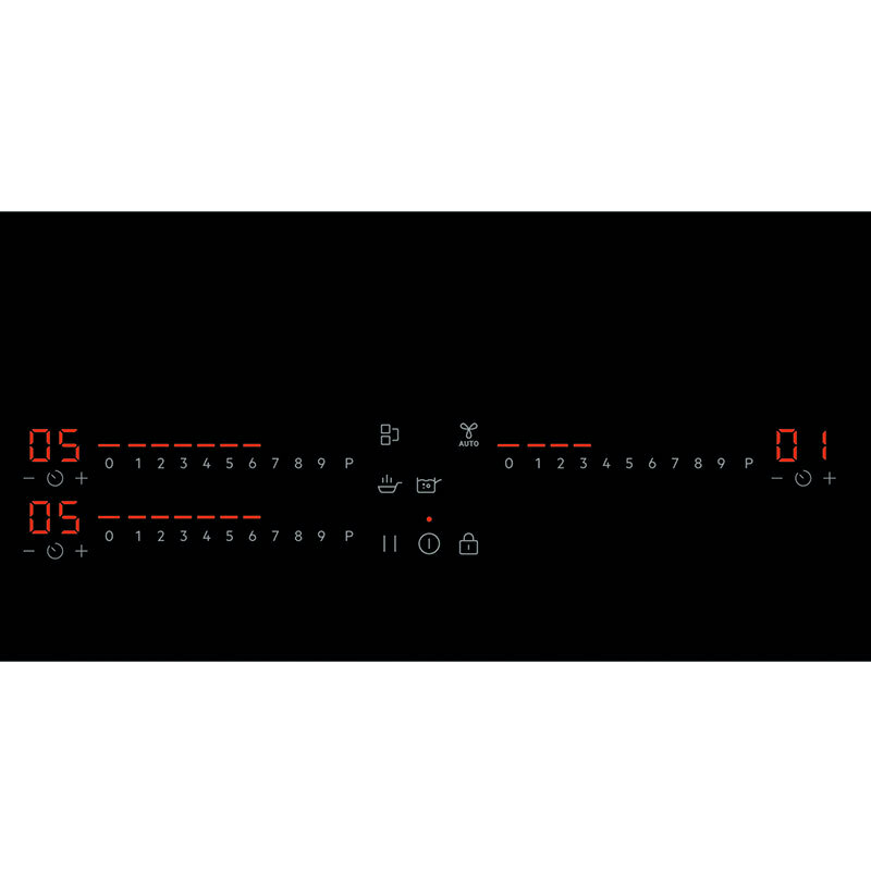 Placa de inducción AEG TI63IQ3BFB – 3 zonas (28 cm), Zona flexible (Bridge), SenseBoil & Fry