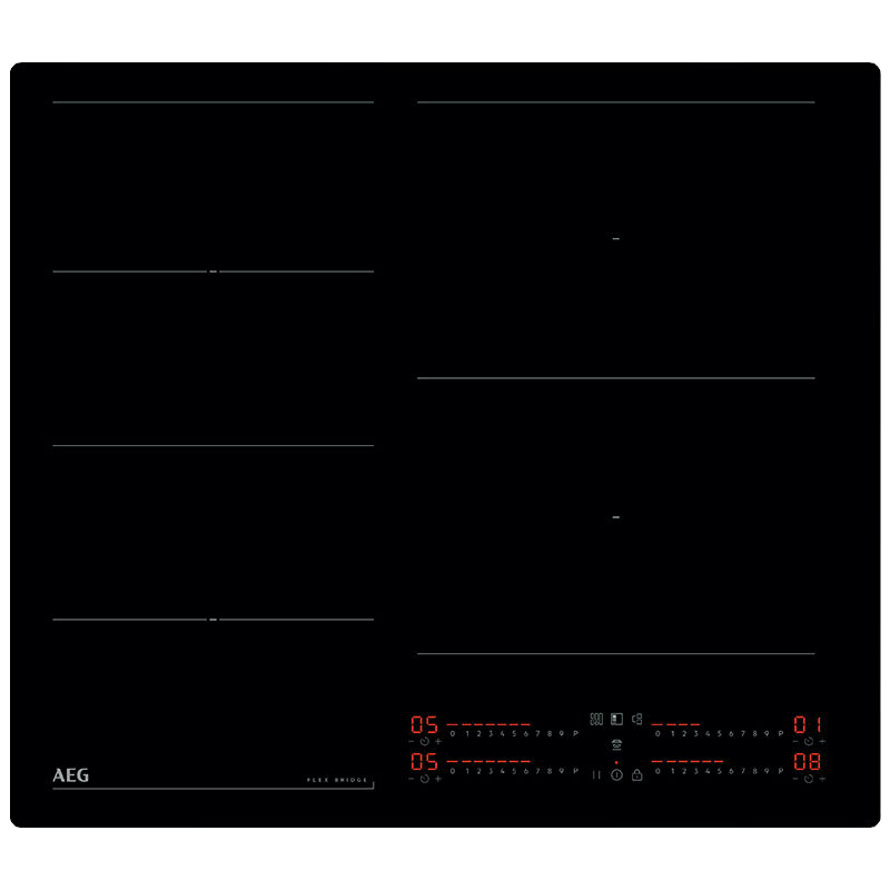 Placa de inducción AEG TI64IG00IB – 60 cm, FlexBridge, PowerSlide