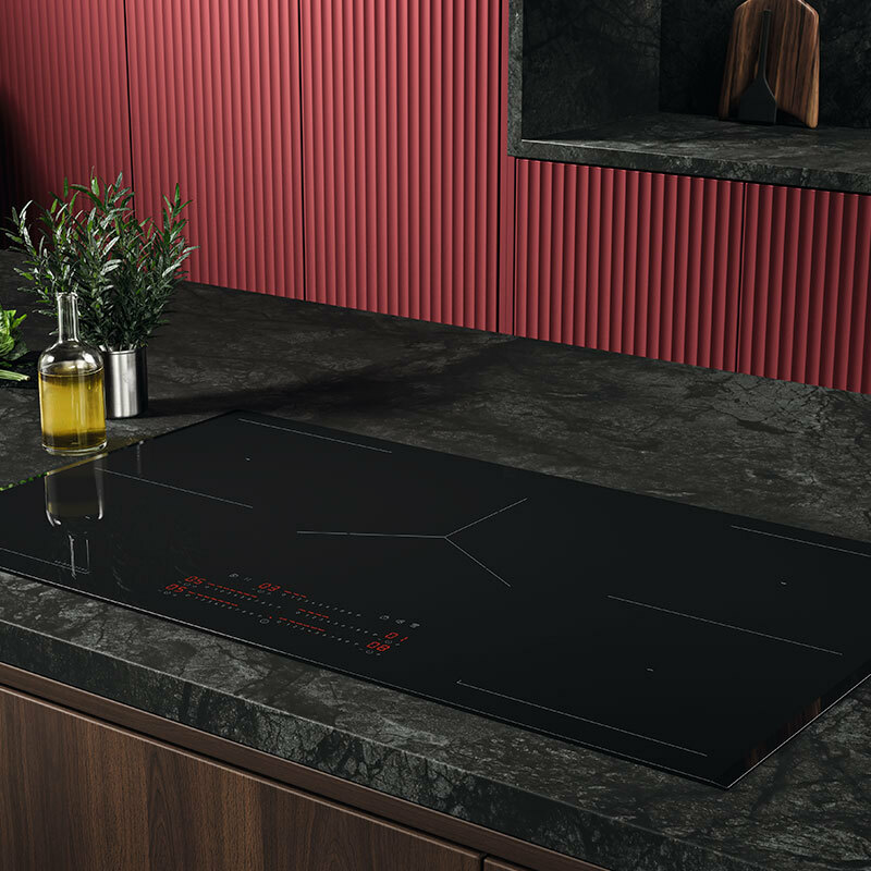 Placa de inducción AEG TK95IN00FB – 91 cm, 5 zonas MultiBridge, PowerBoost