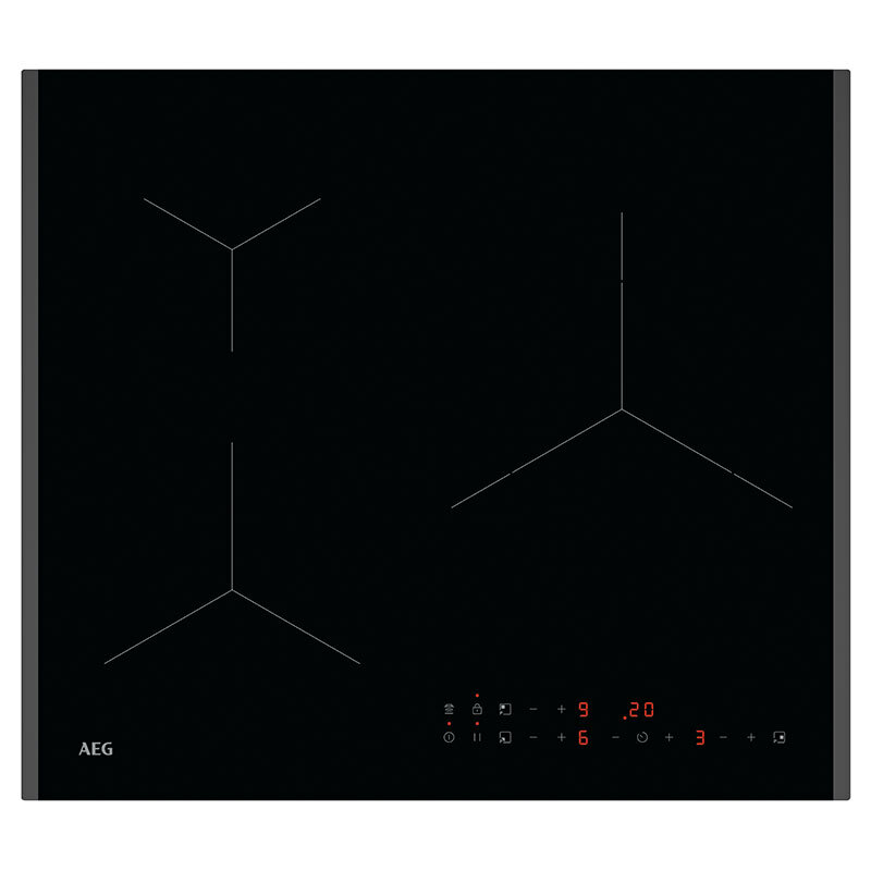 Placa de inducción AEG TN63IA00FB – 60 cm, 3 zonas (28/21/14,5 cm), PowerBoost