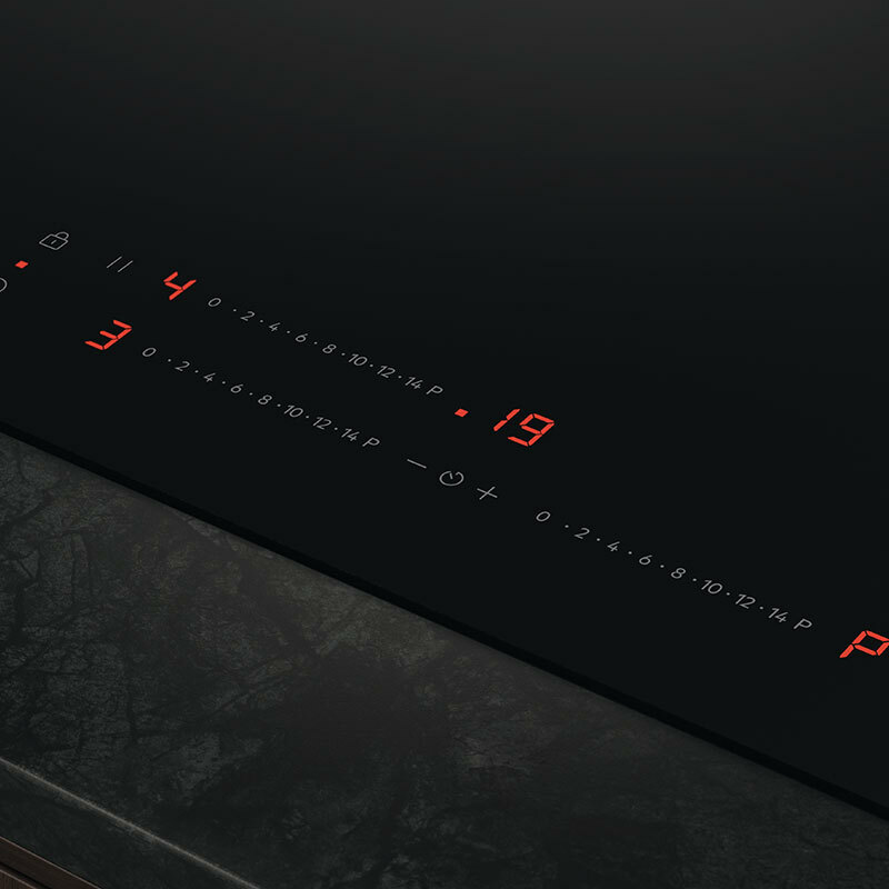 Placa de inducción AEG TO63IV00FB – 3 zonas, zona paella 32 cm, PowerBoost