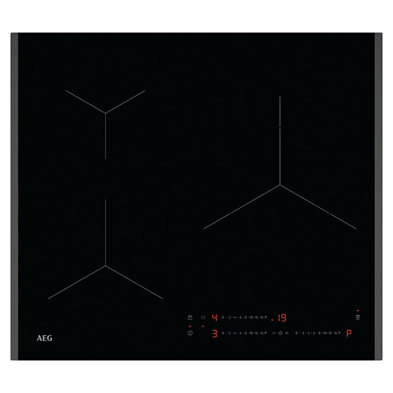 Placa de inducción AEG TO63IV00FB – 3 zonas, zona paella 32 cm, PowerBoost